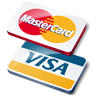 Akceptujeme také platební karty VISA a MASTERCARD.